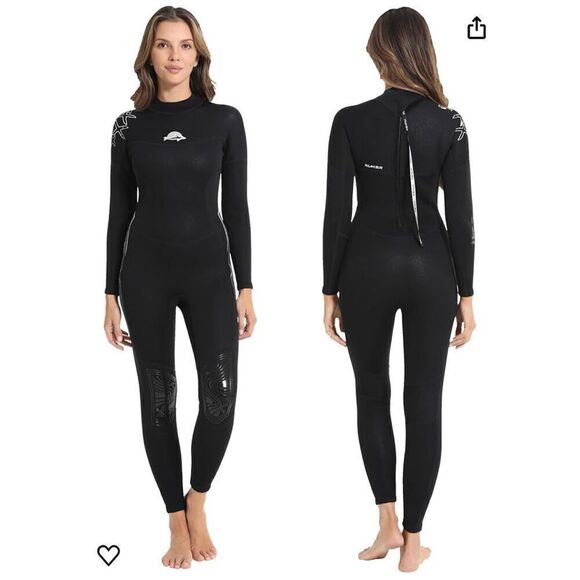XUKER Women Wetsuit 2mmNeoprene Wet Suits Back Zip Full Body Dive Suit - Picture 1 of 7